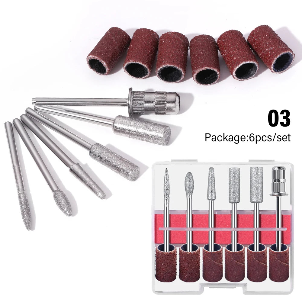 💅 Kit de Manucure Électrique 6 en 1 – Pour des Ongles Parfaits à la Maison